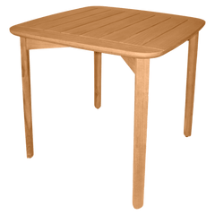 Vlaemynck Lodge Teak Dining Table 80 × 80 cm – Contract Grade - CWDH