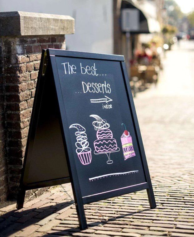 How Pavement Signs Can Boost Service Promotions and Hospitality Advertising - hospitality