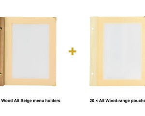 Restaurant Menu Cover Sets – Securit trade packs