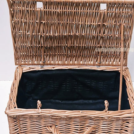 10 x Wicker Hamper Basket 40 X 28 X 17cm - hospitality