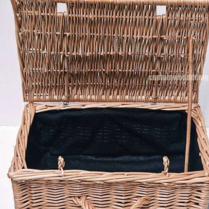 10 x Wicker Hamper Basket 40 X 28 X 17cm - hospitality
