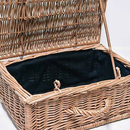 10 x Wicker Hamper Basket 40 X 28 X 17cm - hospitality