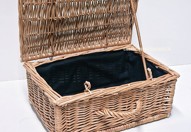 10 x Wicker Hamper Basket 40 X 28 X 17cm - hospitality