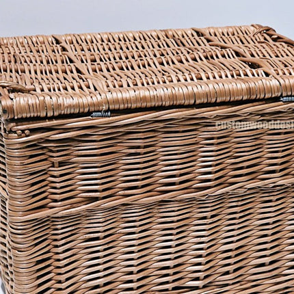 10 x Wicker Hamper Basket Large 40 X 30 X 30cm - hospitality