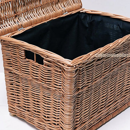 10 x Wicker Hamper Basket Large 40 X 30 X 30cm - hospitality