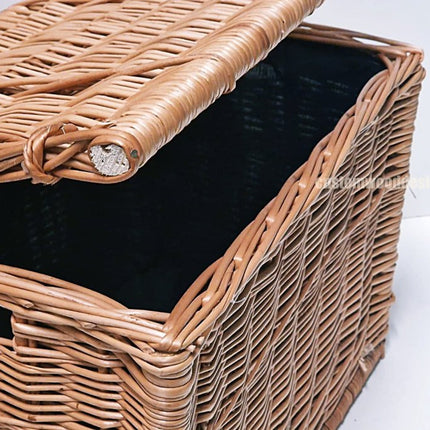 10 x Wicker Hamper Basket Large 40 X 30 X 30cm - hospitality