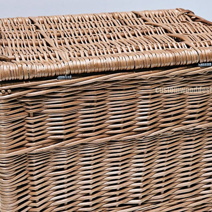 10 x Wicker Hamper Basket Large 40 X 30 X 30cm - hospitality