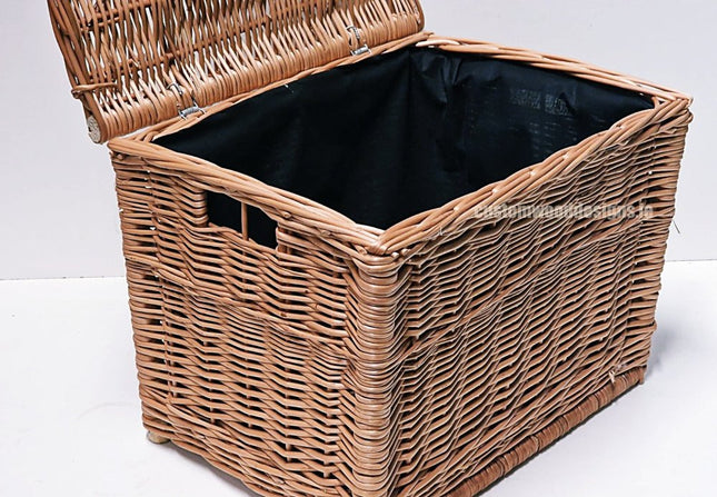 10 x Wicker Hamper Basket Large 40 X 30 X 30cm - hospitality