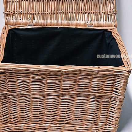 10 x Wicker Hamper Basket Large 40 X 30 X 30cm - hospitality