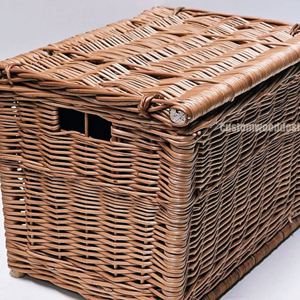 10 x Wicker Hamper Basket Large 40 X 30 X 30cm - hospitality