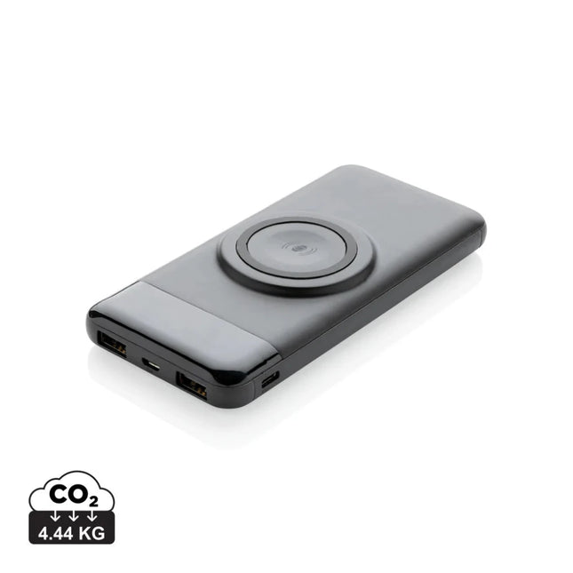 10.000 mah wireless powerbank with watch charger - hospitality