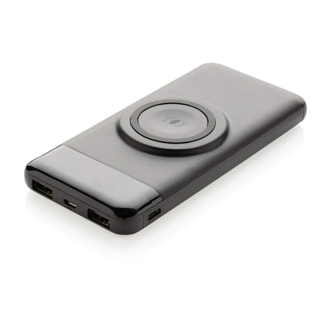 10.000 mah wireless powerbank with watch charger - hospitality