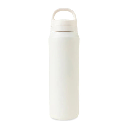 Aviana RCS Recycled Water Bottle 470ml in blue with a screw-top lid