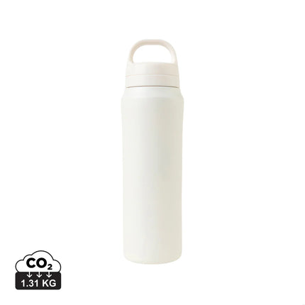 Aviana RCS Recycled Water Bottle 470ml in clear with green cap