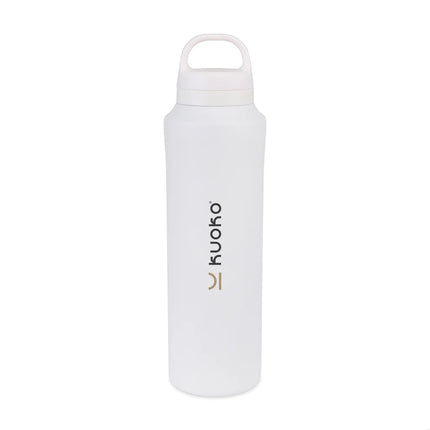 Aviana Rowan RCS recycled water bottle 740ml in clear plastic with blue lid
