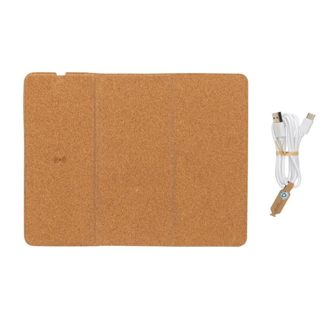 10W Wireless charging mousepad and stand cork pack of 25 - hospitality