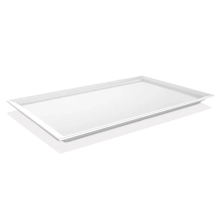 1/2 GN tray, melamine, white - hospitality