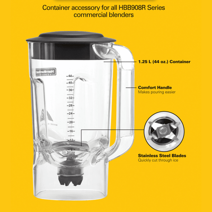 1.25L Polycarbonate Container for 908 - hospitality