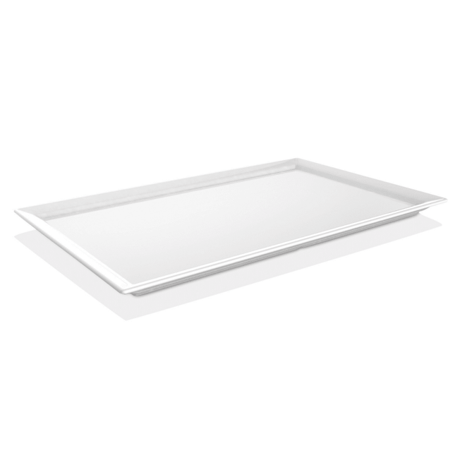 1/3 GN tray in melamine, white - hospitality