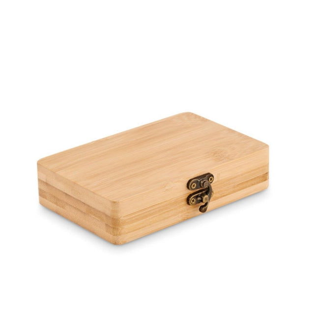 13 piece tool set in bamboo case pack of 25 - hospitality