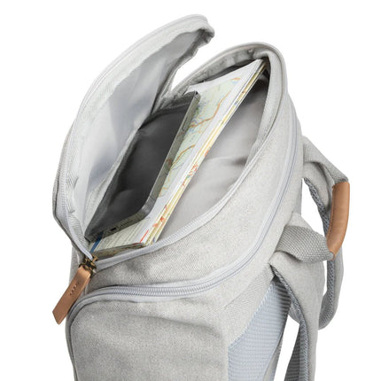 16 oz. recycled canvas 15" laptop backpack - hospitality