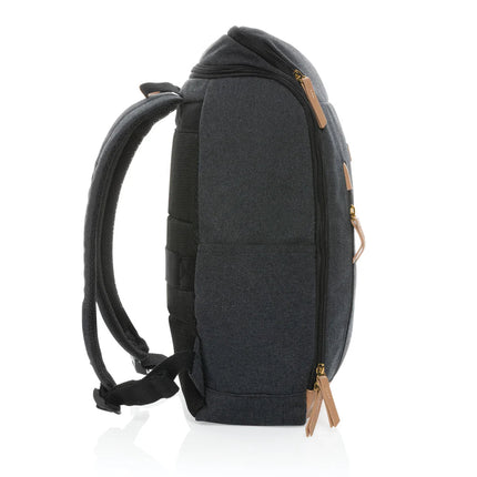 16 oz. recycled canvas 15" laptop backpack - hospitality