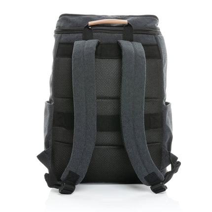 16 oz. recycled canvas 15" laptop backpack - hospitality