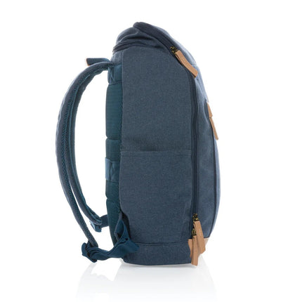 16 oz. recycled canvas 15" laptop backpack - hospitality