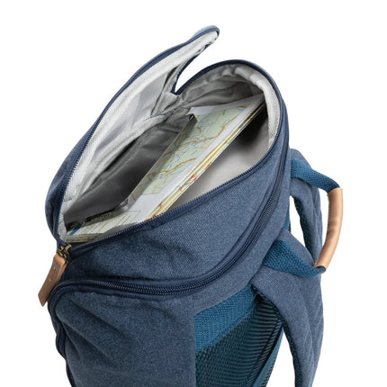 16 oz. recycled canvas 15" laptop backpack - hospitality