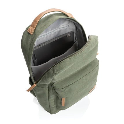 16 oz. recycled canvas backpack - hospitality