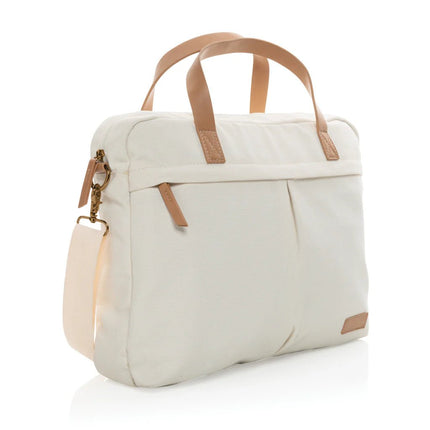16 oz. recycled canvas laptop bag - hospitality