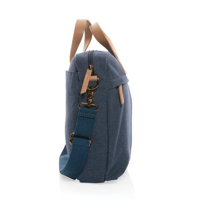 16 oz. recycled canvas laptop bag - hospitality