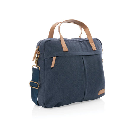 16 oz. recycled canvas laptop bag - hospitality