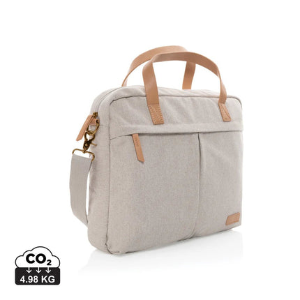 16 oz. recycled canvas laptop bag - hospitality