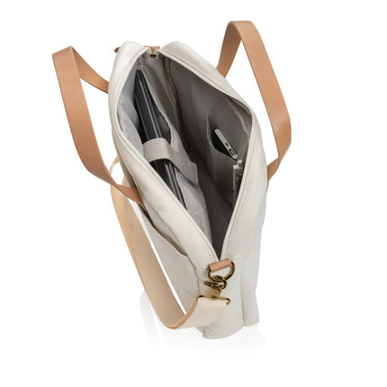 16 oz. recycled canvas laptop bag - hospitality