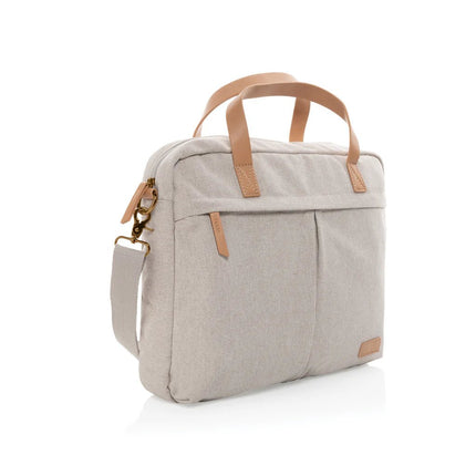 16 oz. recycled canvas laptop bag - hospitality