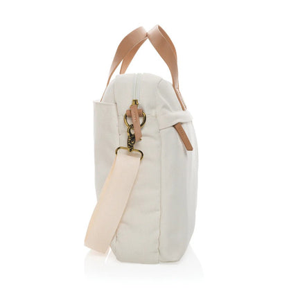 16 oz. recycled canvas laptop bag - hospitality
