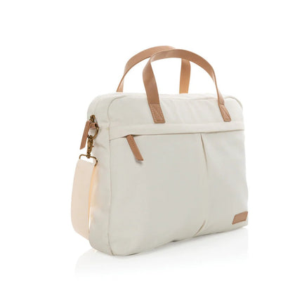 16 oz. recycled canvas laptop bag - hospitality