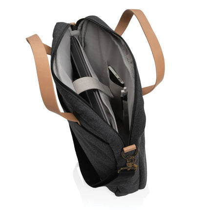 16 oz. recycled canvas laptop bag - hospitality