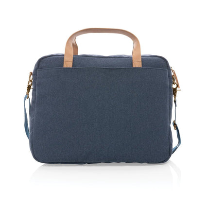 16 oz. recycled canvas laptop bag - hospitality