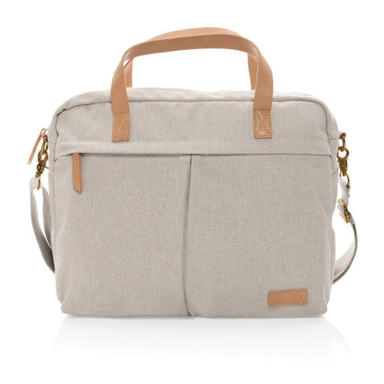 16 oz. recycled canvas laptop bag - hospitality