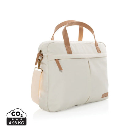 16 oz. recycled canvas laptop bag - hospitality