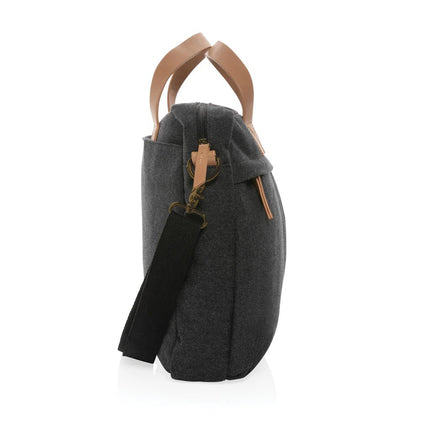 16 oz. recycled canvas laptop bag - hospitality