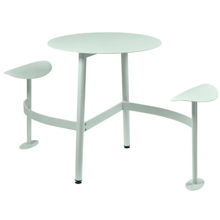 Fermob BOLDER 2-seater modular round outdoor table with integrated seating