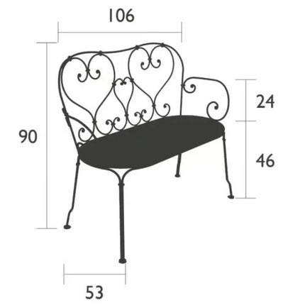 1900 Bench - hospitality