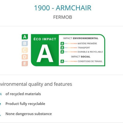 1900 Lounge Armchair - hospitality