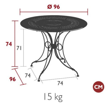 1900 Table Ø 96 - hospitality