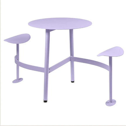 Fermob BOLDER 2-seater modular round outdoor table with integrated seating