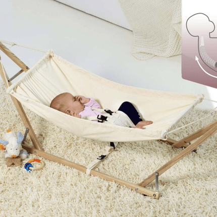 Royal 2-in-1 Baby Hammock Set with Stand & Inlay – photo 2