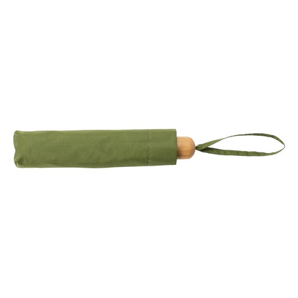 20.5" Impact AWARE™ RPET 190T Pongee bamboo mini umbrella - hospitality